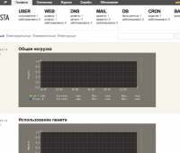 Vesta CP User Load Graphs Screen