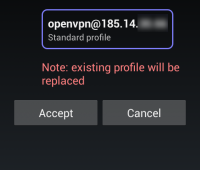 OpenVPN - испорт профиля